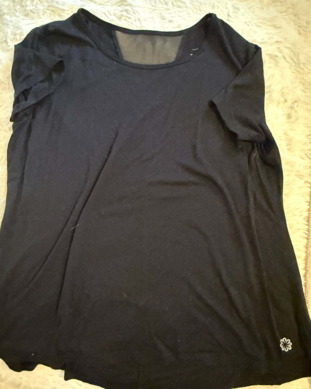 Pro Player Short Sleeve Athletic T-Shirt Size L Black Mesh Back